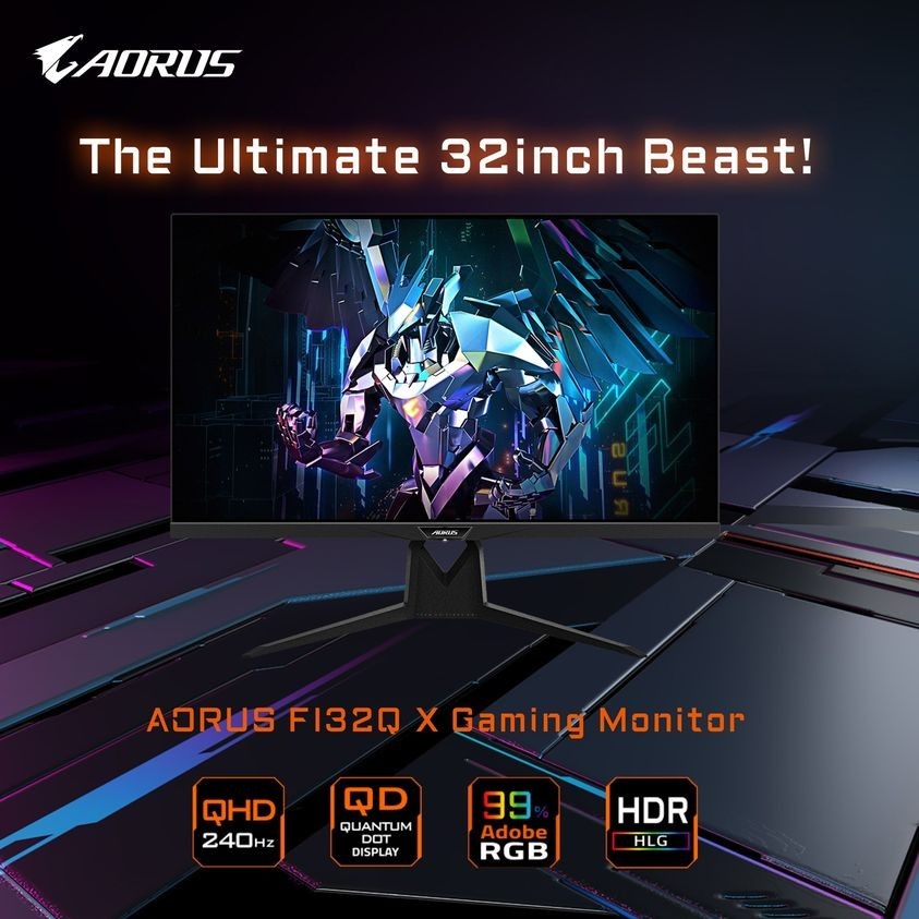 Jual Monitor Led Gigabyte Aorus Fi32q X Qhd 240hz 32 Inch Shopee Indonesia 4666