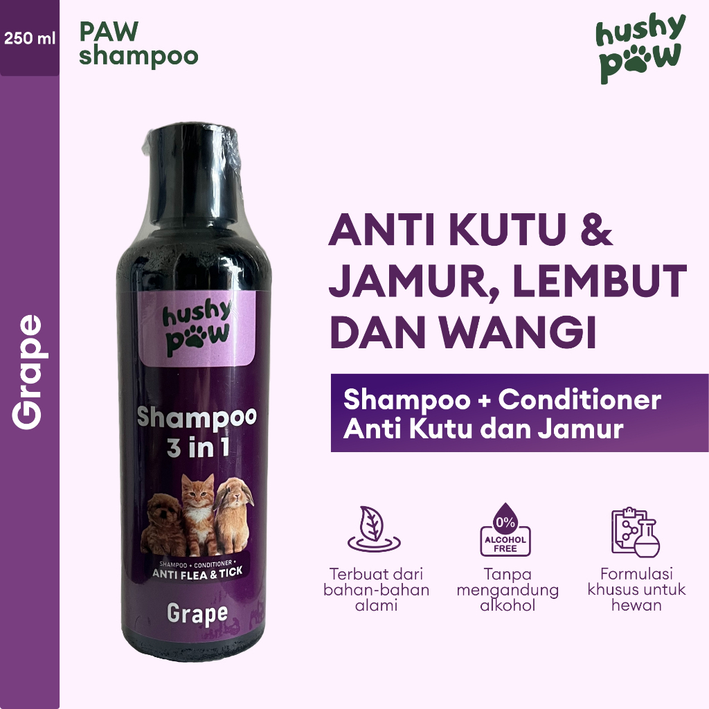 Jual Shampoo dan Conditioner ANTI KUTU dan JAMUR 3 in 1 Shampoo Kucing