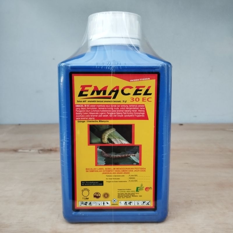 Jual Emacel 30 Ec Insektisida Kemasan 1liter (bonus kaos) | Shopee ...