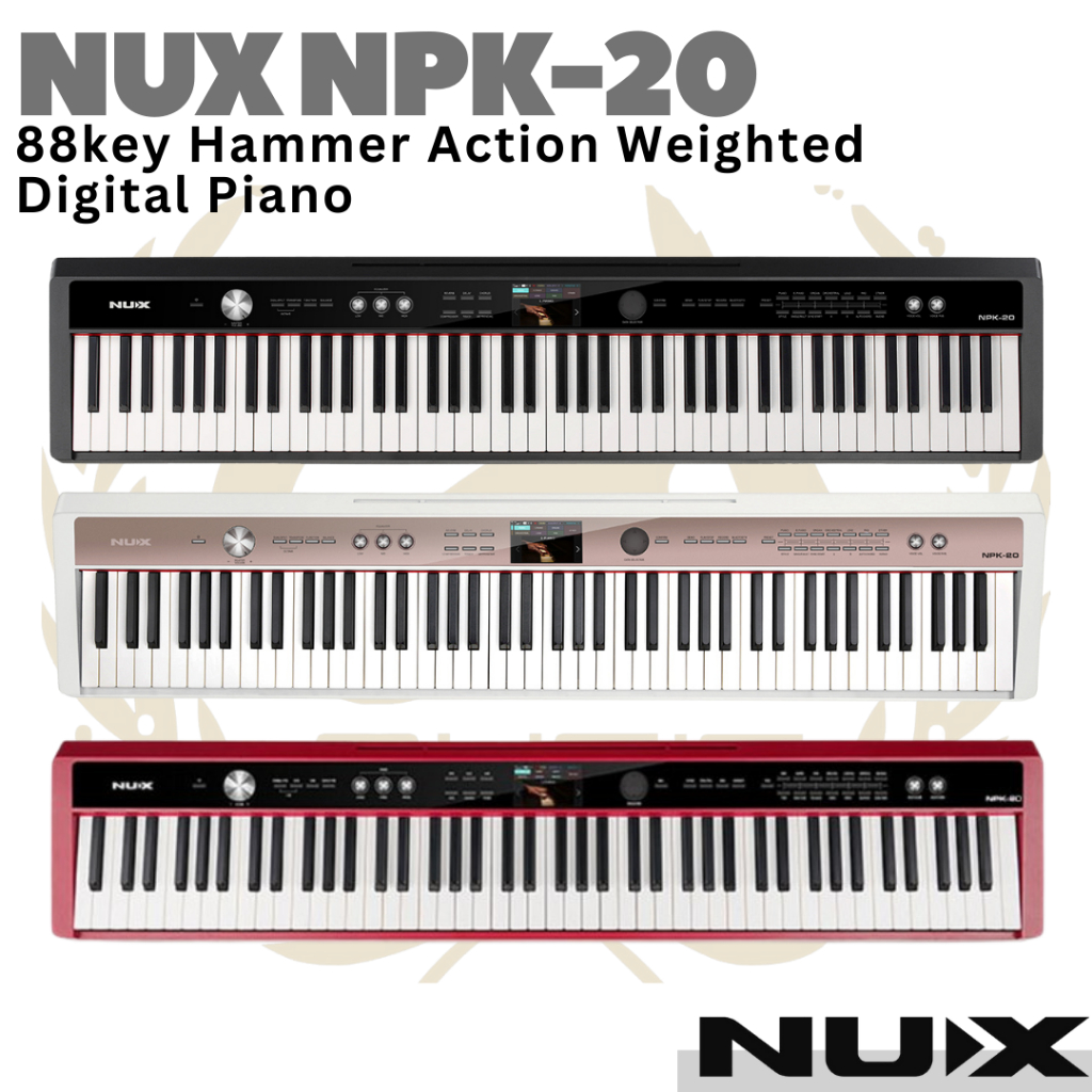 Jual NUX NPK20 Digital Piano 88 Keys Hammer Action Keyboard Kibord