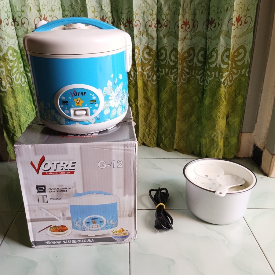 Jual Vorte G12 Rice Cooker 1,2 Liter Shopee Indonesia