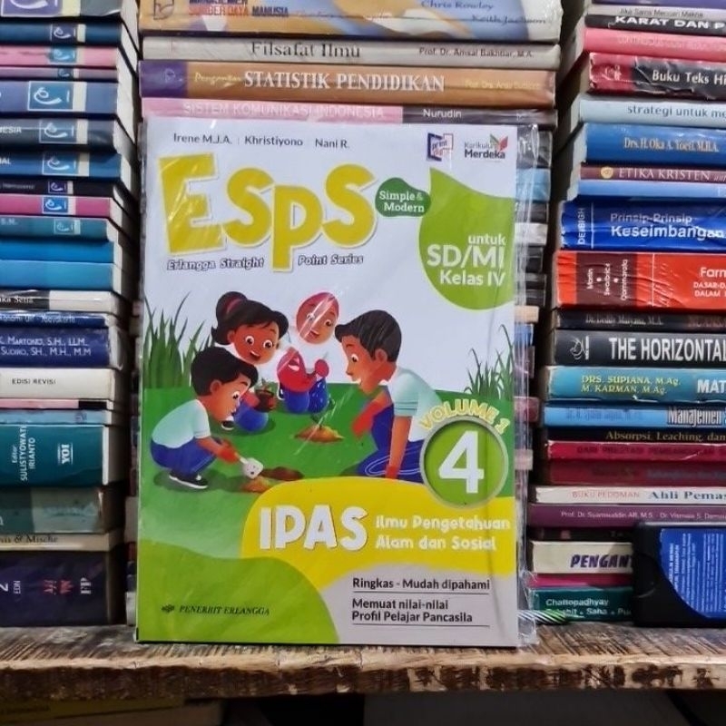 Jual Esps IPAS KELAS 4 SD/MI VOLUME 1 Kurikulum Merdeka By Irene MJA ...