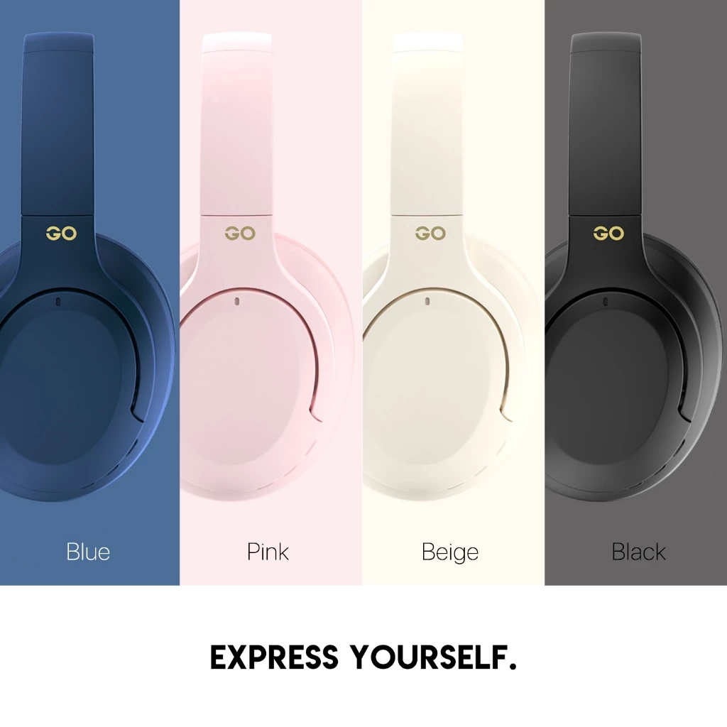 Fantech Headset Wireless Super Bass Bluetooth Bisa dilipat baterai 20 Jam Dual Mode Headphone GO VIBE WH05