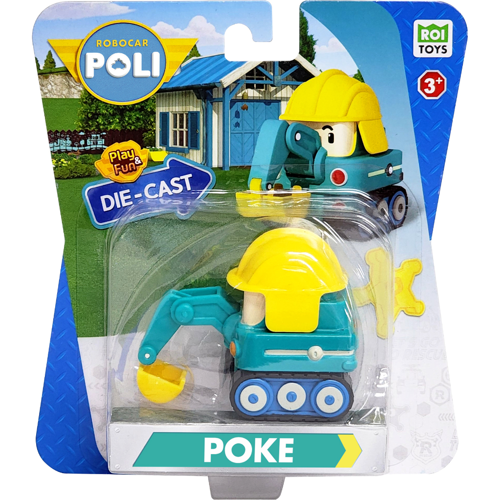 Jual Silverlit Robocar Poli Diecast Poke MRT-0607 Mainan Robocarpoli ...