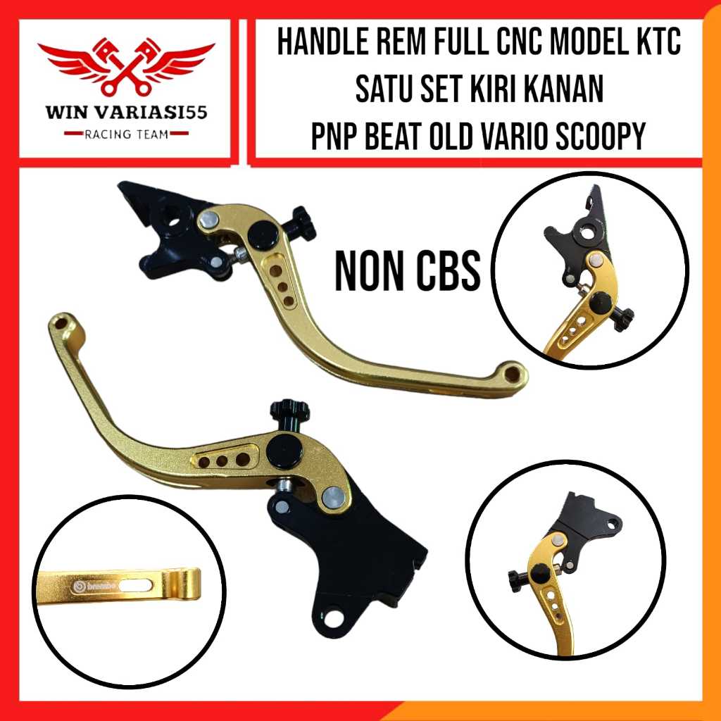 Jual HANDLE REM MODEL KTC SATU SET FULL CNC PNP BEAT OLD VARIO SCOOPY ...