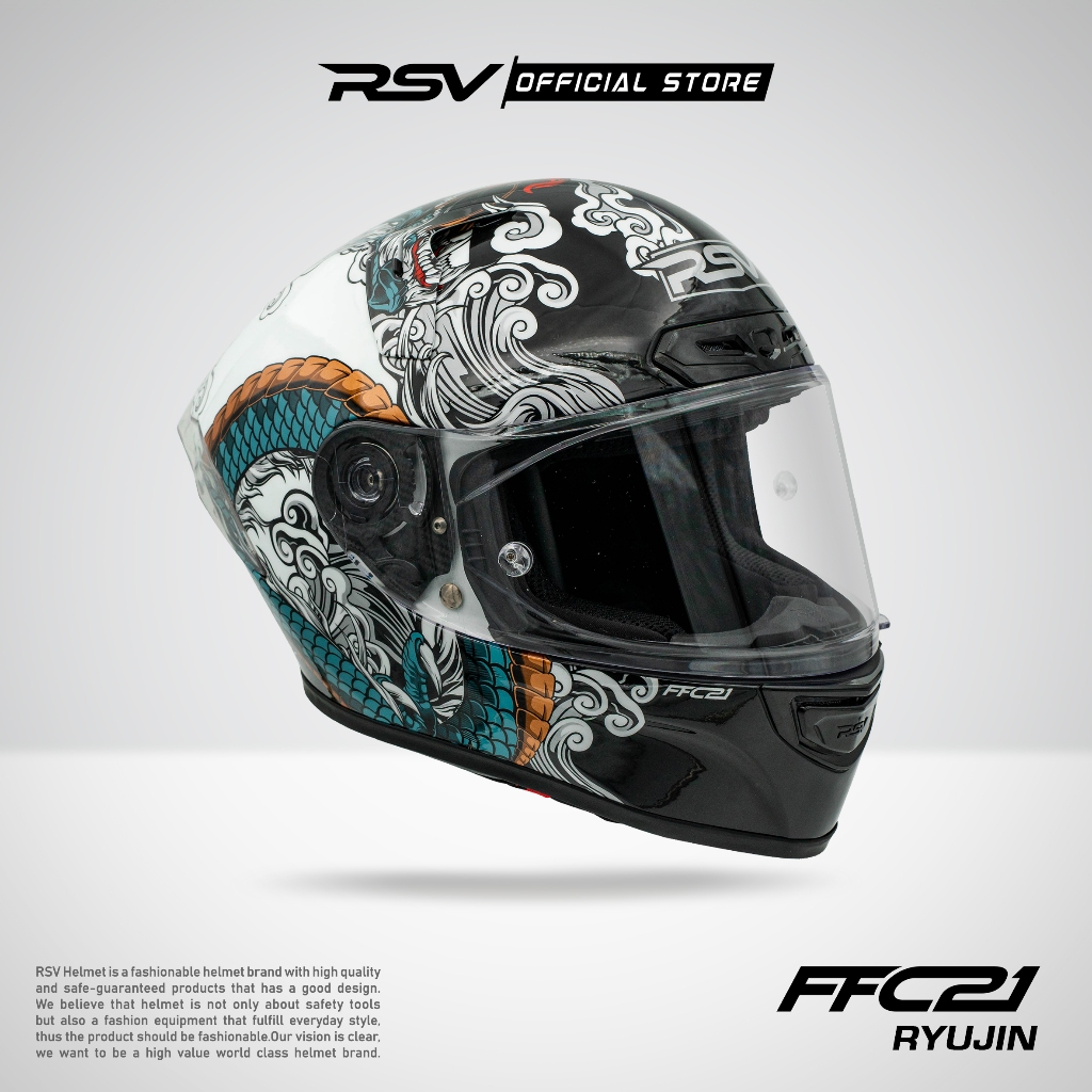 Jual HELM RSV FFC21 FIBER COMPOSITE RYUJIN | Shopee Indonesia