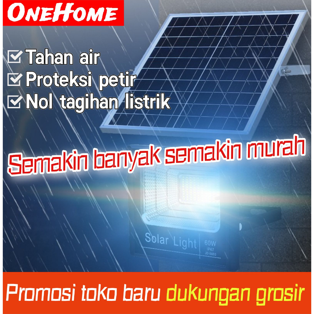 Jual ONE HOME Lampu Tenaga Surya Tahan Air Lampu Luar Ruangan Tenaga