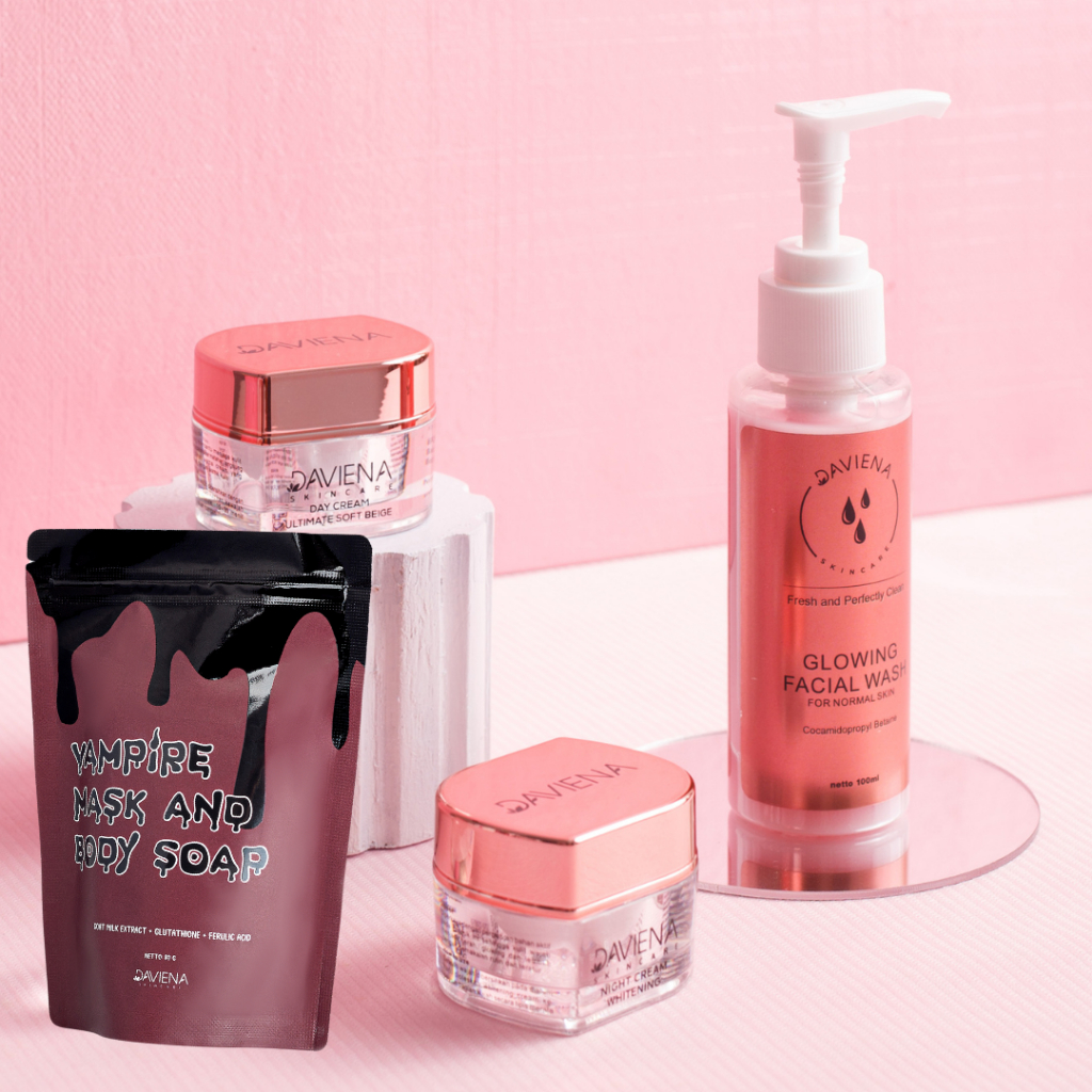 Jual PAKET HEMAT GLOWING + SABUN VAMPIRE DAVIENA SKINCARE | Shopee
