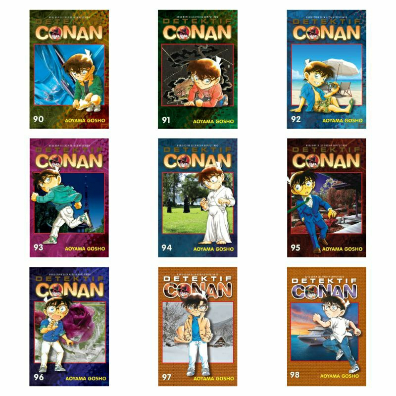 Jual Seri Judul Lengkap Komik Detektif Conan Vol 90 91 92 93 94 95 96