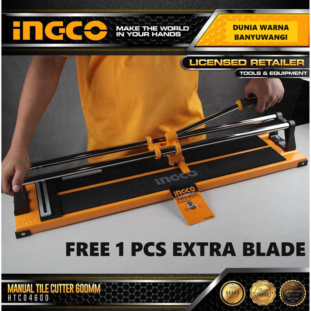Jual INGCO HTC04600 Alat Potong Granit Keramik Manual Tile Cutter 60cm