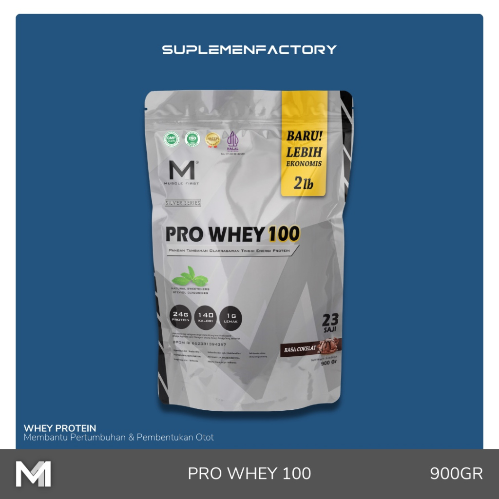 Jual Muscle First Pro Whey 100 2 Lbs Whey Protein M1 | Shopee Indonesia