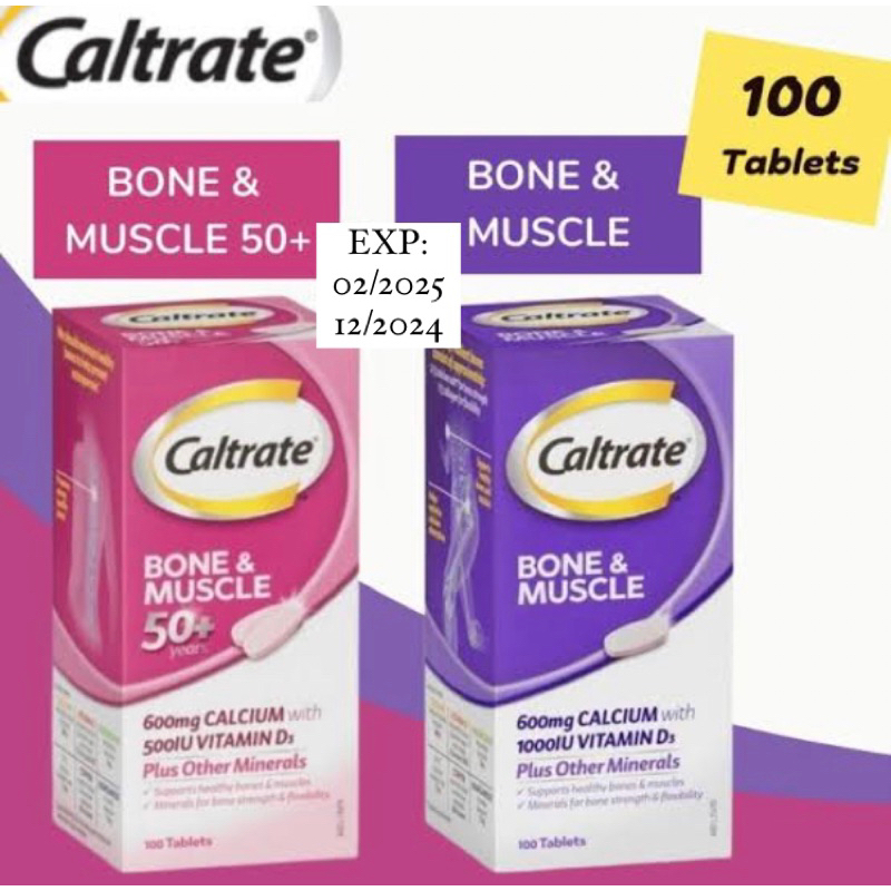 Jual Caltrate Bone And Muscle Health Calcium Vitamin D3 Bone Muscle 50