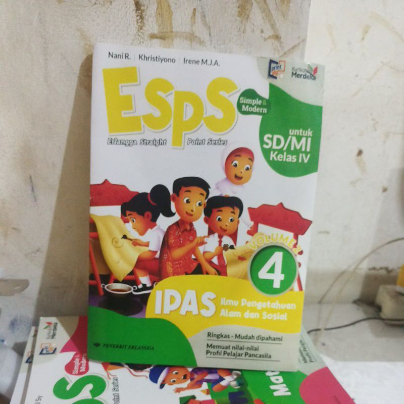 Jual ESPS IPAS Ilmu Pengetahuan Alam Dan Sosial Untuk SD/MI Kelas 4 ...