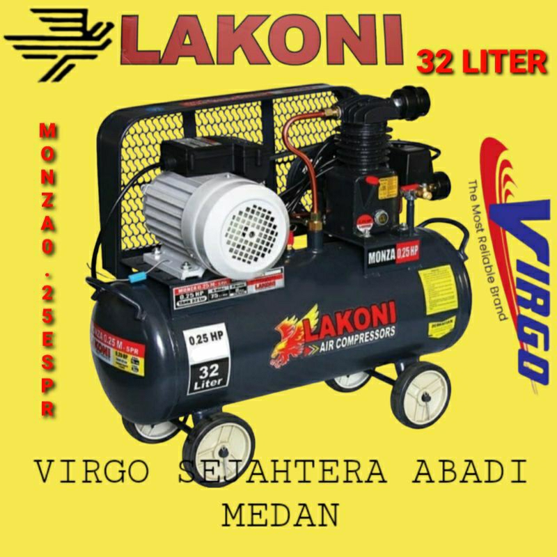 Jual MONZA 0 25M SPR KOMPRESOR UDARA ANGIN AIR COMPRESSORS BELT DRIVEN