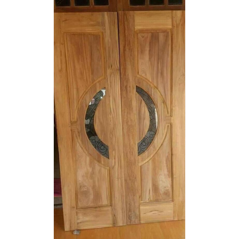 Jual pintu kupu tarung | pintu depan rumah minimalis | pintu kayu