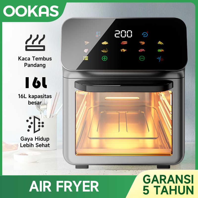 Jual Air Fryer Low Watt Penggorengan Udara Fryer Tanpa Minyak 16L ...