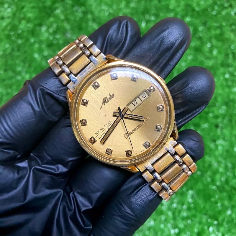 Harga jam tangan on sale mido ocean star chronometer