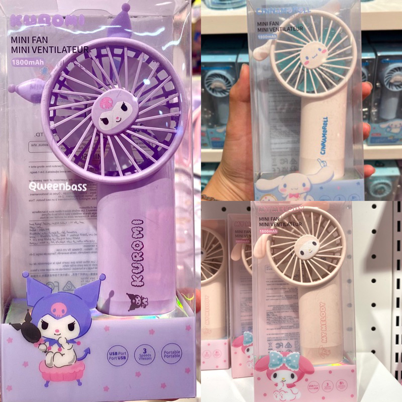 Jual Sanrio X Miniso Kipas Tangan Hand Mini Fan Ventilateur Sanrio