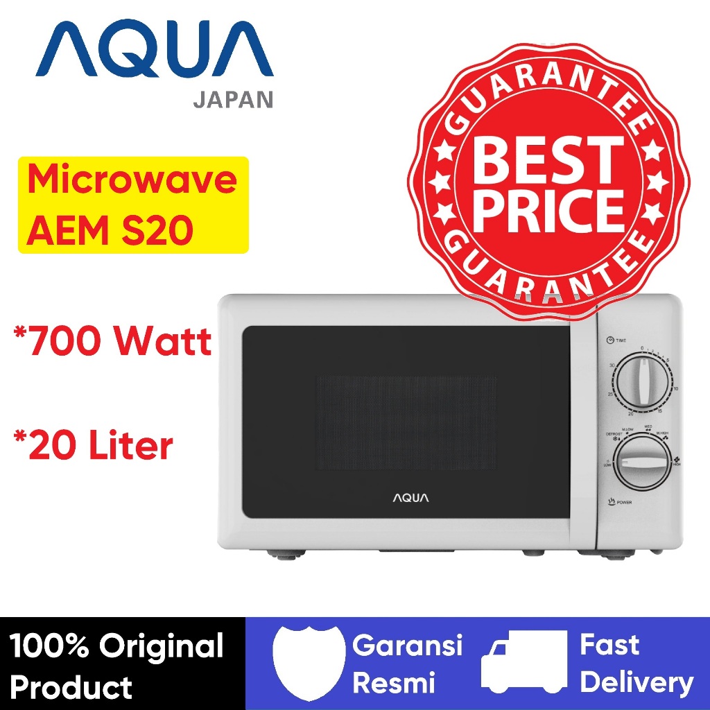 Jual Aqua Microwave Oven AEM S20 20 Liter 700 Watt Termurah & Garansi