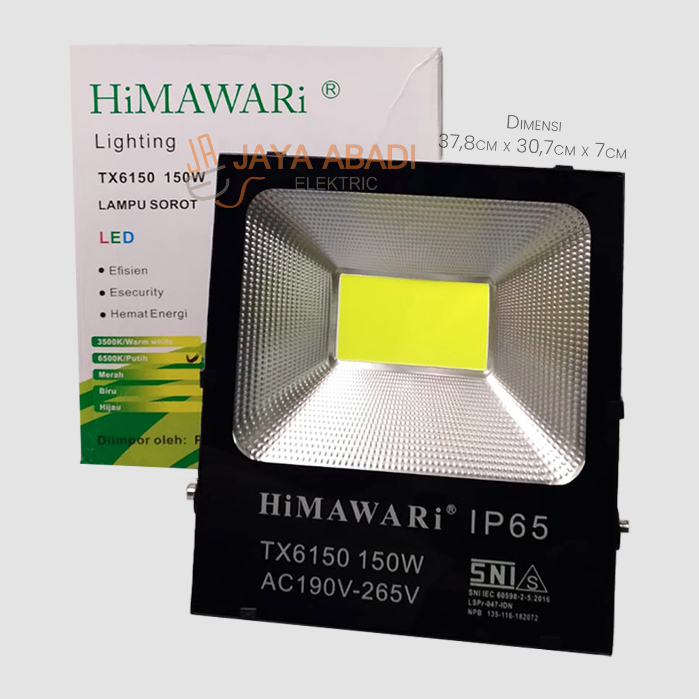 Jual Lampu Sorot Led Watt Flood Light Himawari Watt Putih