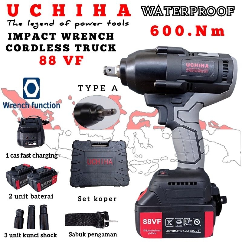 Jual Mesin Bor Pembuka Baut Merk Hujia Uchiha Roda Ban Truck Mobil Motor Cvt Impact Wrench