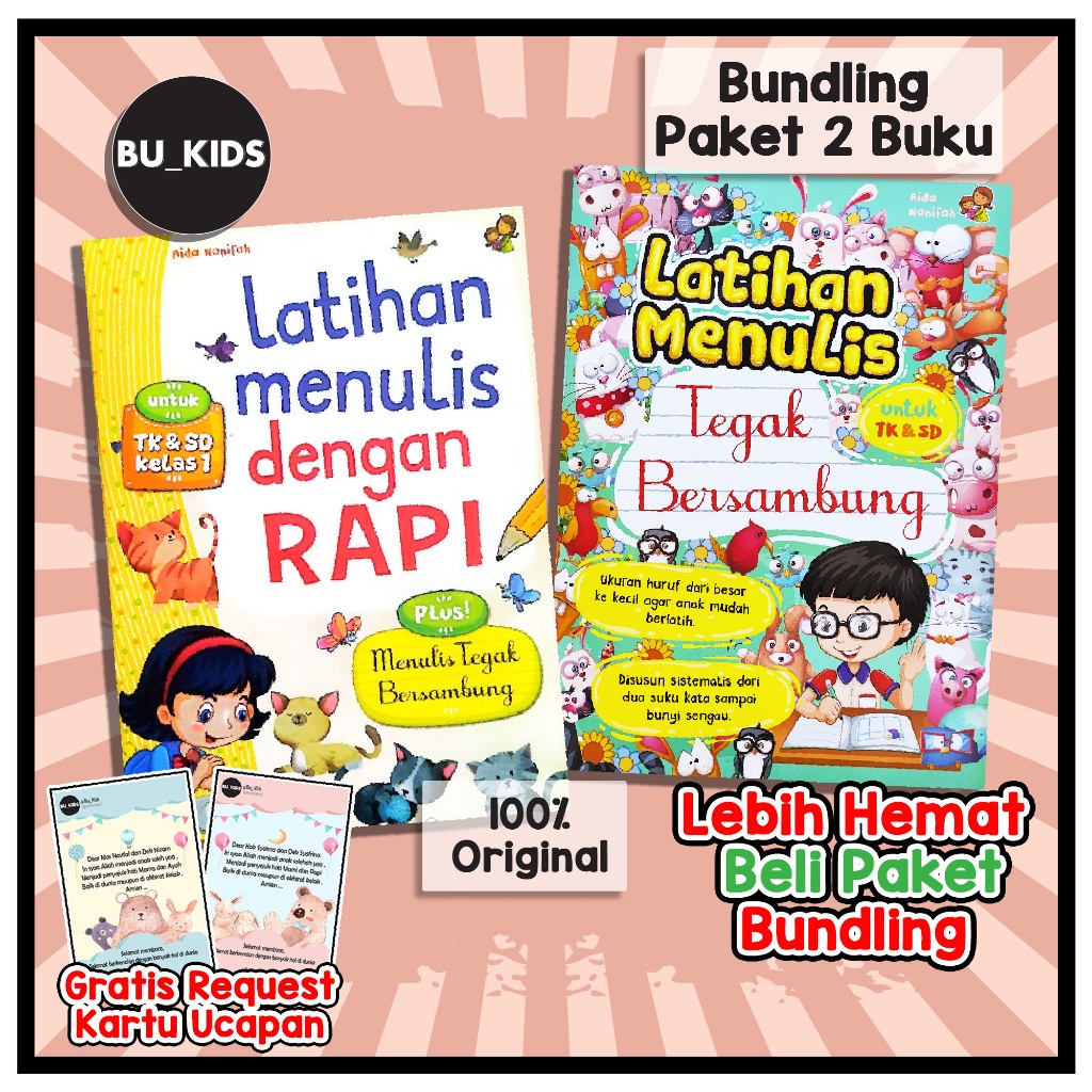 Jual Buku Latihan Menulis Dengan Rapi Tegak Bersambung Anak Tk Paud ...
