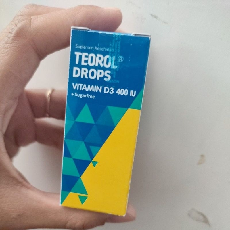 Jual TEOROL DROPS 12,5ml vitamin d3 400iu Sugarfree anak dewasa