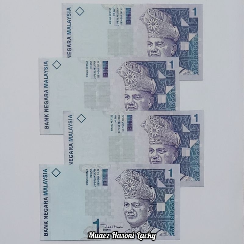 Jual Koleksi Malaysia Ringgit Pecahan 1 One Ringgit Kertas | Shopee ...