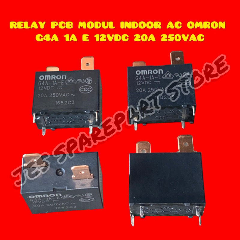 Jual RELAY PCB MODUL INDOOR AC OMRON G4A 1A E 12VDC 20A 250VAC Shopee