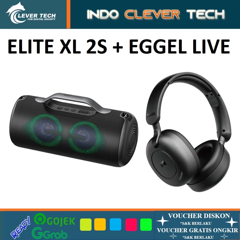 Jual Eggel Elite XL Waterproof Action Portable Bluetooth Speaker - Main Image