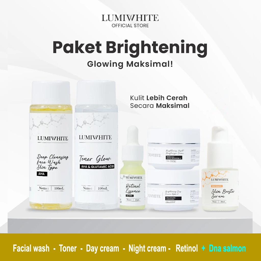 Cara Memakai Skincare Lumiwhite Brightening