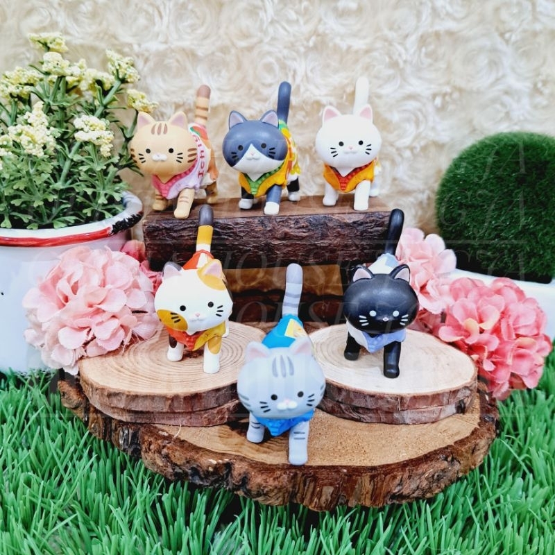 Jual Action Figure Kucing Okashi Na Koneko Satuan Figurin Kucing Snack ...