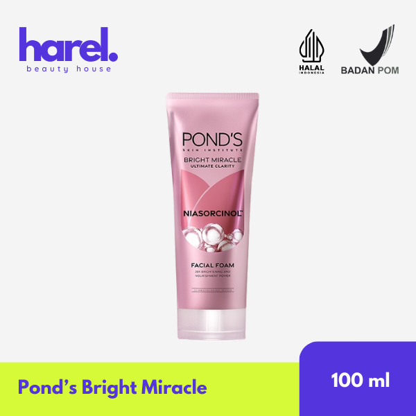 Jual Ponds Bright Miracle Ultimate Clarity Niasorcinol Facial Foam