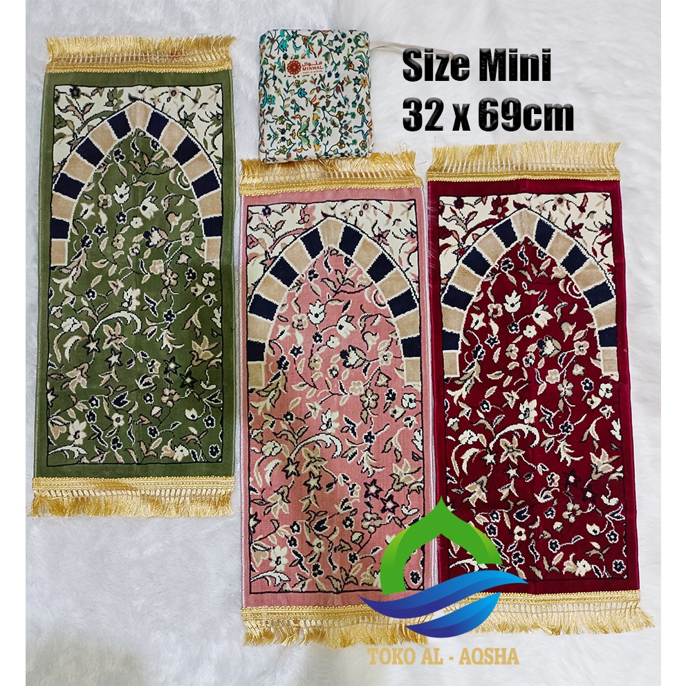 Jual Rawdah Mini/Sajadah Rawdah Kecil/Sajadah Raudah kepala/Raudah Muka ...