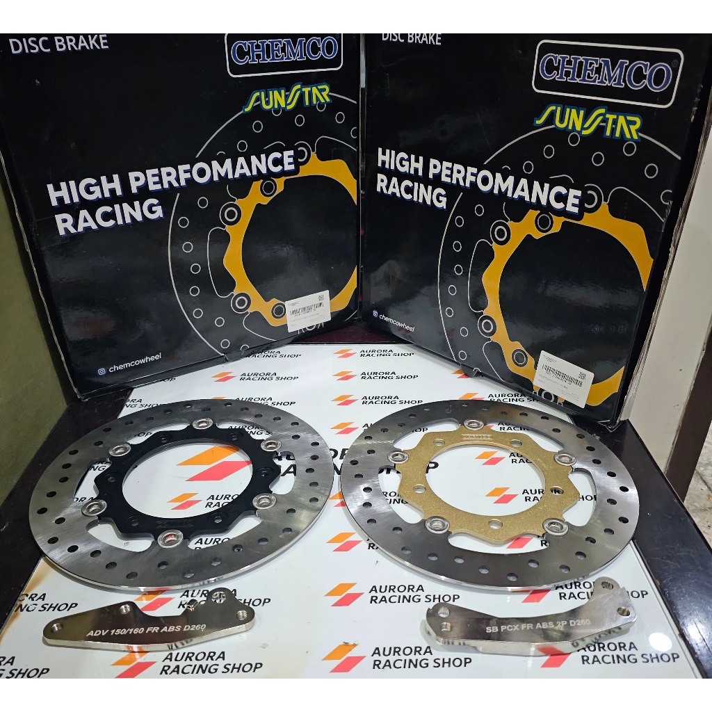 Chemco:ケムコ 【Chemco×Sunstar】Floating Disc Brake Φ260mm
