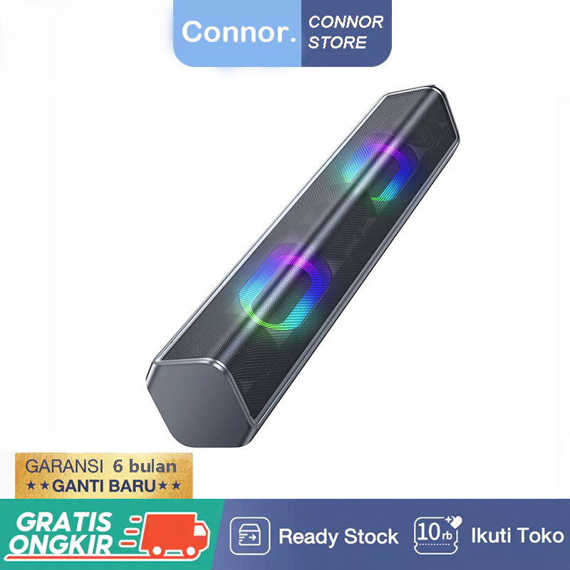 Jual Speaker Portable Bluetooth Mini HiFi Wireless Speaker RGB Lighting ...