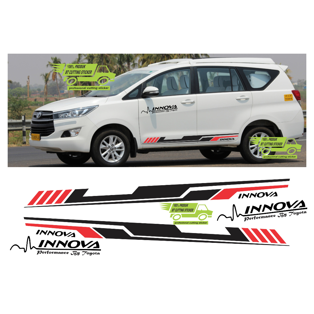 Jual Stiker Innova Sticker Mobil Innova Sticker Toyota Innova Striping Mobil Innova Sticker