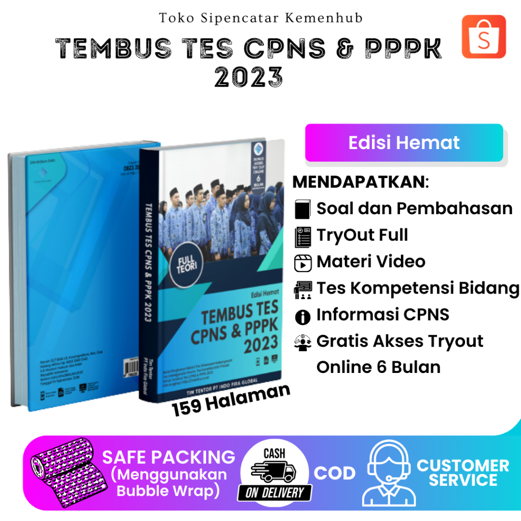 Jual Versi Terbaru Cpns Pppk Buku Tembus Tes Cpns Pppk Full Teori Edisi Hemat