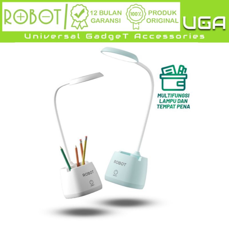 Jual Lampu ROBOT RT-DL02 Lampu Meja Belajar Fleksibel Rechargeable ...