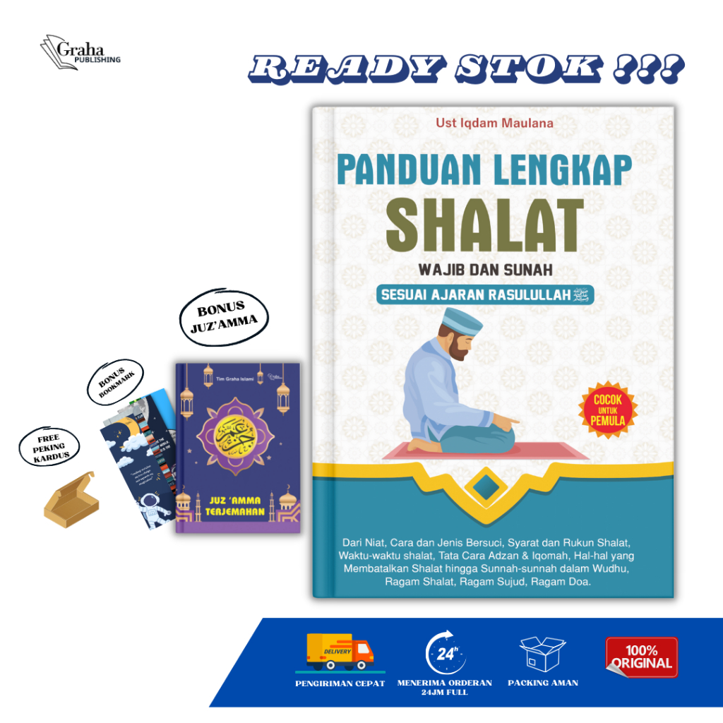 Jual Buku Panduan Lengkap Shalat Wajib Dan Sunah Sesuai Ajaran ...