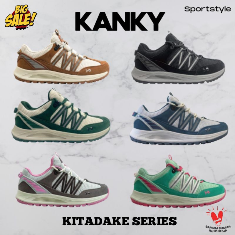 Jual Kanky Story Kitadake Series Green All Black Brown Navy Shopee Indonesia