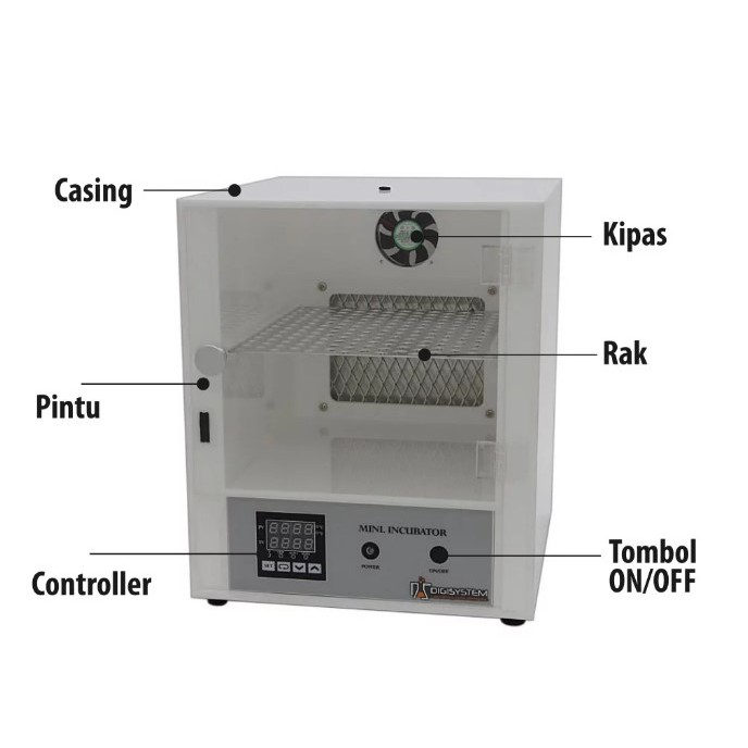Jual NESCO DSI-060D Digital Incubator Laboratory 6 Liter / Mini ...