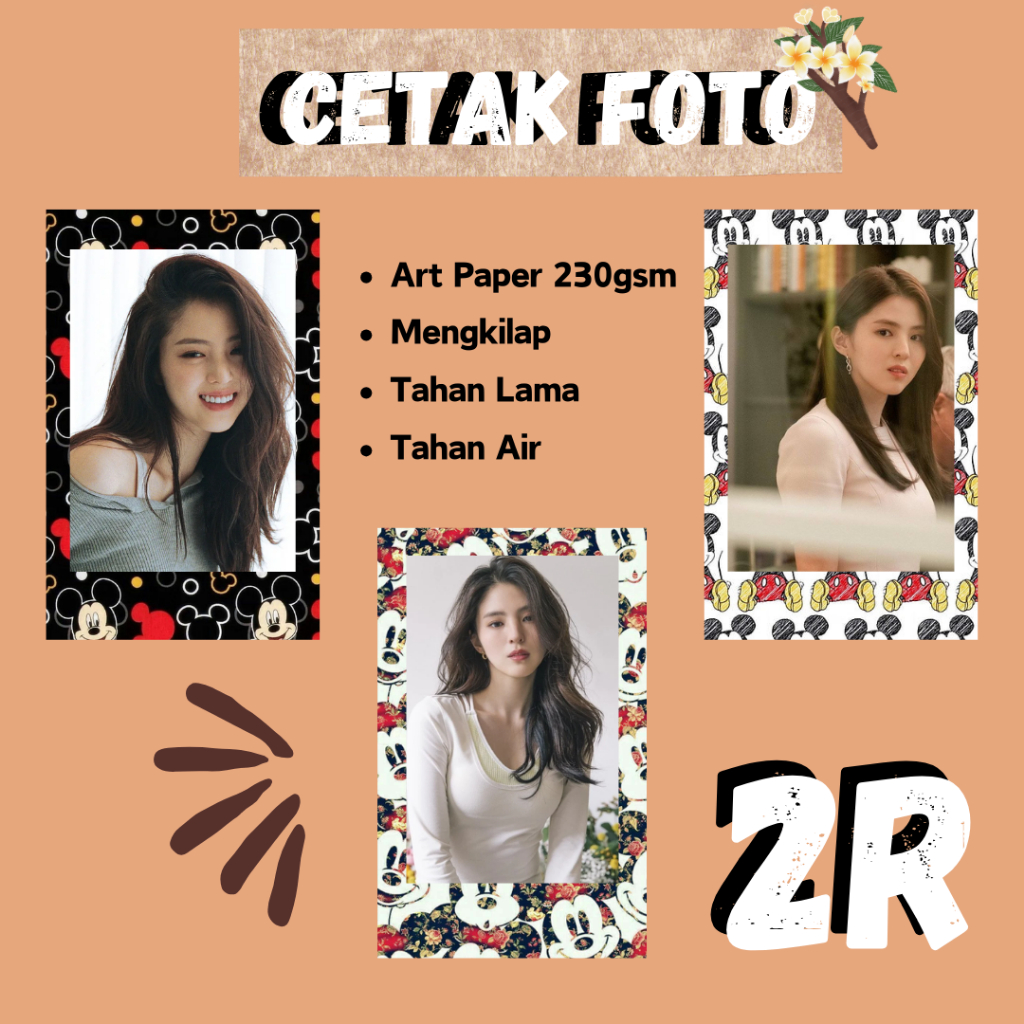 Jual Cetak Foto 2R Polaroid Custom MICKEY MOUSE | Shopee Indonesia