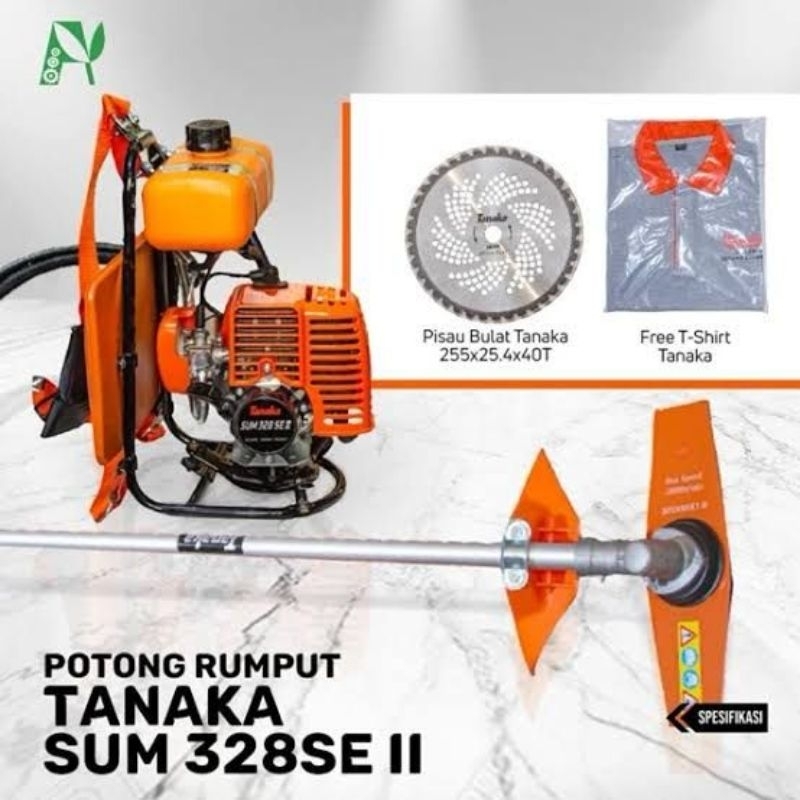 Jual MESIN POTONG RUMPUT TANAKA/BRUSH CUTTER TANAKA 328 SE | Shopee ...