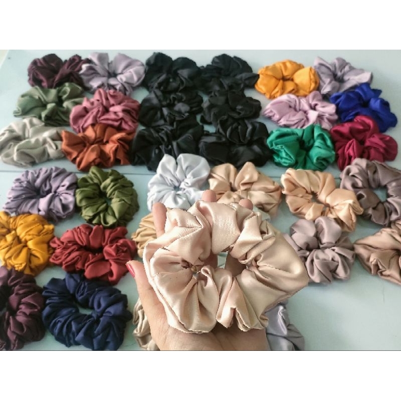 Jual scrunchie S / Cepol rambut hijab / ikat rambut cepol | Shopee ...