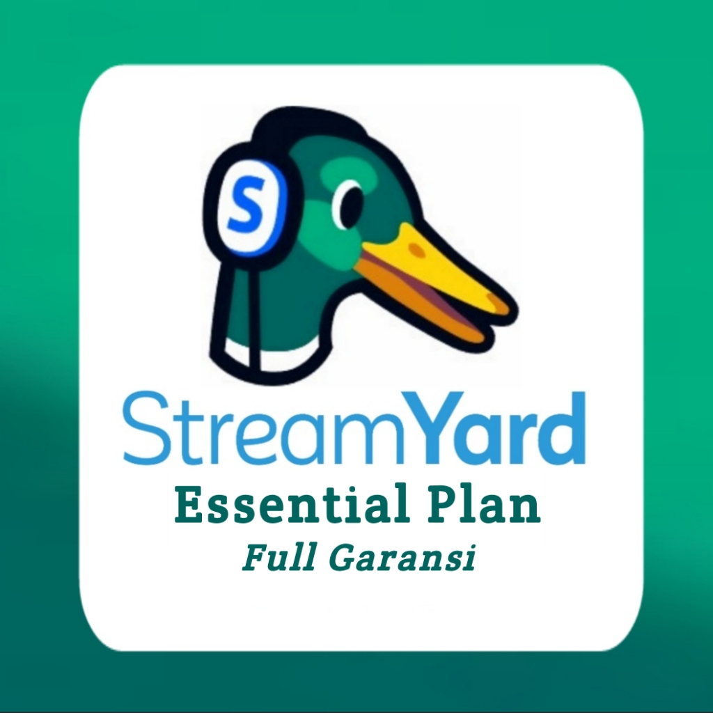 Jual StreamYard Essential Plan (1 Bulan Full Garansi) | Shopee Indonesia