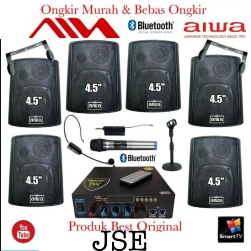 Jual Paket Sound system Audio Aiwa Fair 4.5 Inch Caferesto 6 titik ...