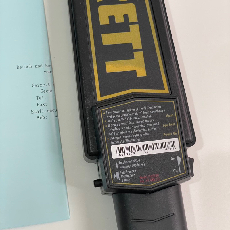 Jual Garret Metal Detector Super Scanner Original USA Pendeteksi Logam ...