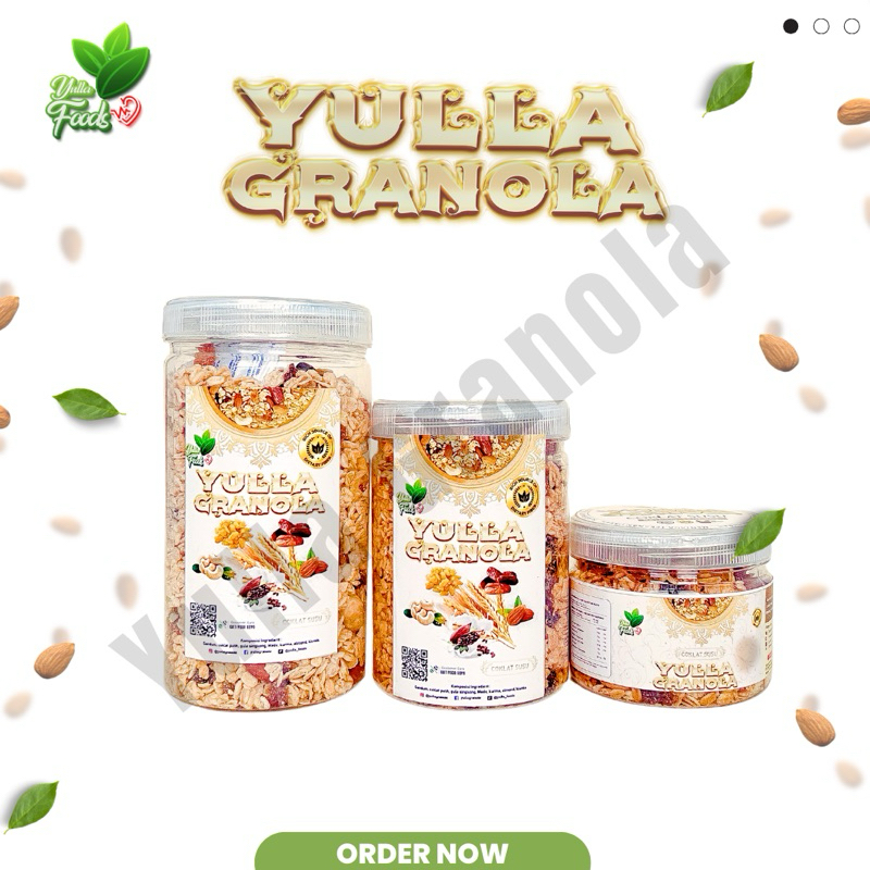 Jual Granola / Yulla Granola White Coklat Makanan Sehat Rendah Kalori