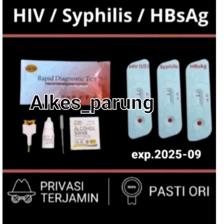 Jual Paket Murah 3 Test Pemeriksaan Hiv Syphilis Hbsag Lengkap